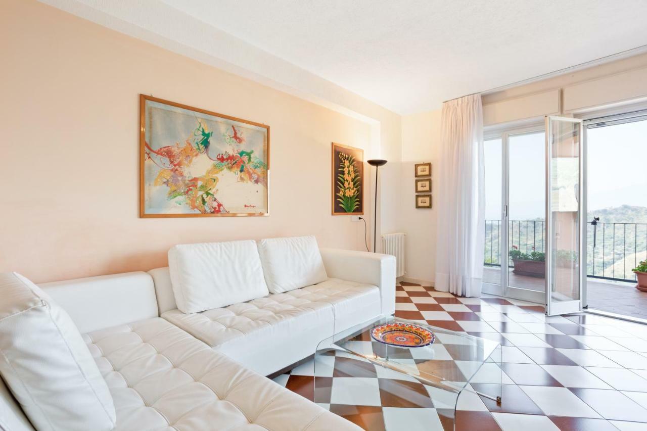 Taormina Apartment With Panoramic View Zewnętrze zdjęcie